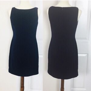 Laundry Velvet Little Black Dress Sleeveless 6